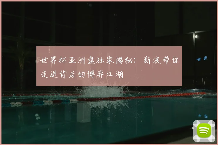 世界杯亚洲盘独家揭秘：新浪带你走进背后的博弈江湖