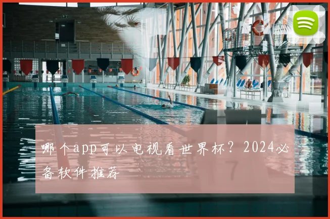 哪个app可以电视看世界杯?2024必备软件推荐